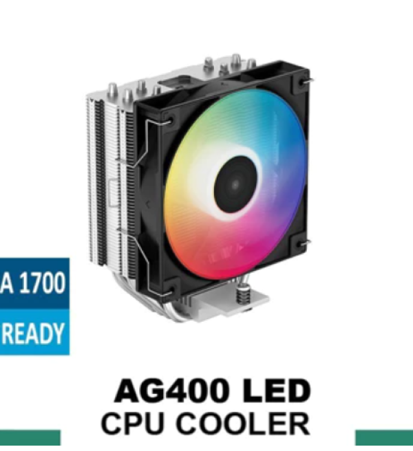 CPU Cooler - Deepcool AG400 LED FIX Rainbow LED - LGA1700