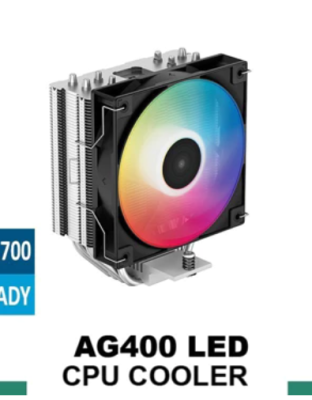 CPU Cooler - Deepcool AG400 LED FIX Rainbow LED - LGA1700